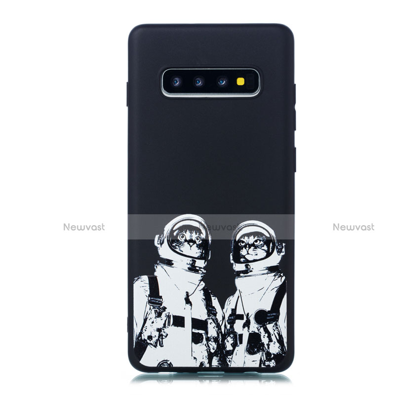 Silicone Candy Rubber Gel Fashionable Pattern Soft Case Cover for Samsung Galaxy S10 White