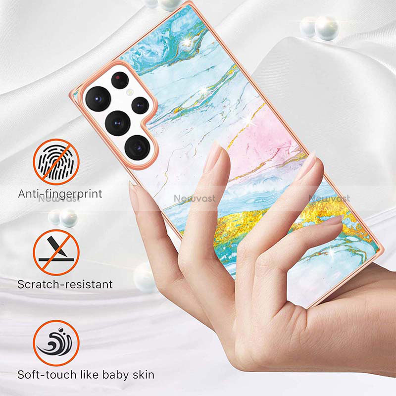 Silicone Candy Rubber Gel Fashionable Pattern Soft Case Cover for Samsung Galaxy S24 Ultra 5G