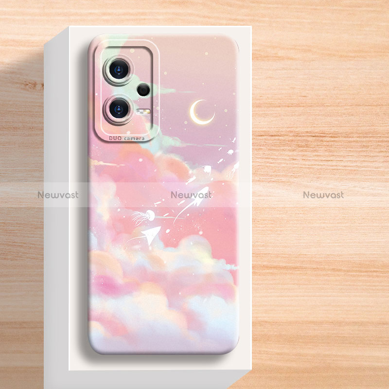 Silicone Candy Rubber Gel Fashionable Pattern Soft Case Cover for Xiaomi Redmi Note 12 Pro 5G