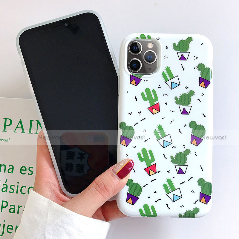 Silicone Candy Rubber Gel Fashionable Pattern Soft Case Cover H01 for Apple iPhone 11 Pro Max