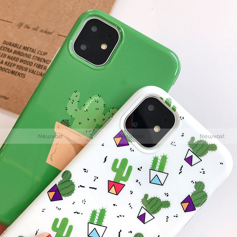 Silicone Candy Rubber Gel Fashionable Pattern Soft Case Cover H02 for Apple iPhone 11