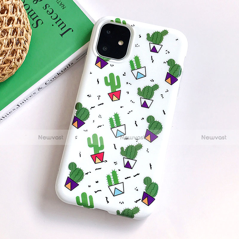 Silicone Candy Rubber Gel Fashionable Pattern Soft Case Cover H02 for Apple iPhone 11