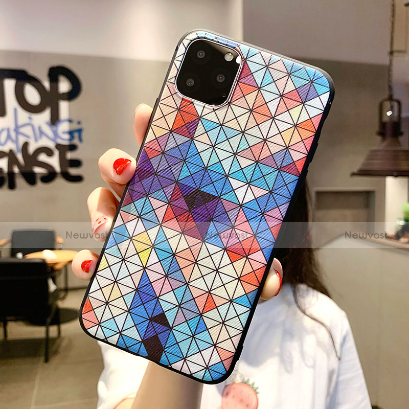 Silicone Candy Rubber Gel Fashionable Pattern Soft Case Cover H02 for Apple iPhone 11 Pro Max