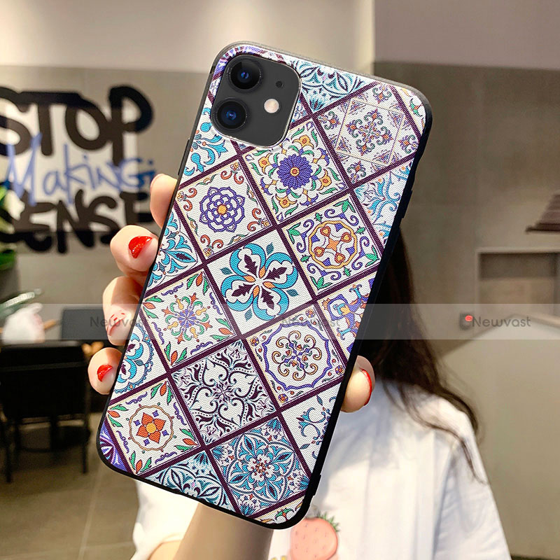 Silicone Candy Rubber Gel Fashionable Pattern Soft Case Cover H03 for Apple iPhone 11 Gray