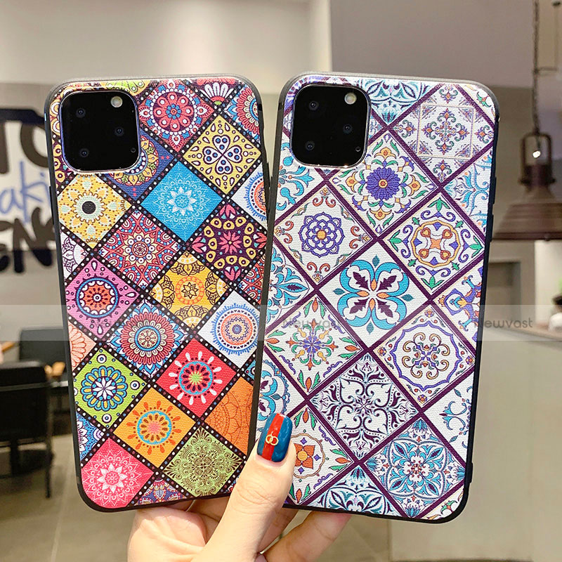 Silicone Candy Rubber Gel Fashionable Pattern Soft Case Cover H03 for Apple iPhone 11 Pro Max