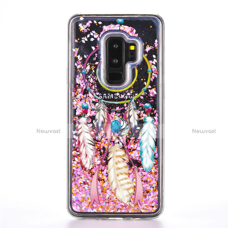 Silicone Candy Rubber Gel Fashionable Pattern Soft Case Cover K01 for Samsung Galaxy S9 Plus Pink