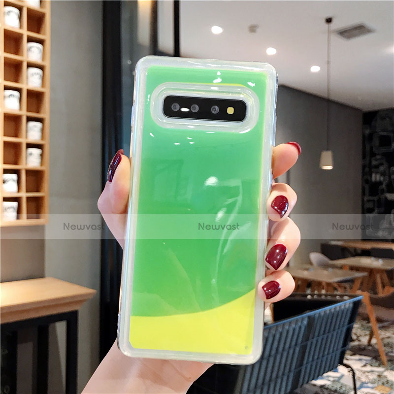 Silicone Candy Rubber Gel Fashionable Pattern Soft Case Cover K02 for Samsung Galaxy S10 5G Green
