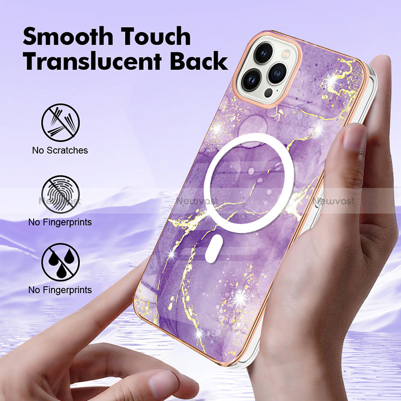 Silicone Candy Rubber Gel Fashionable Pattern Soft Case Cover Mag-Safe Magnetic for Apple iPhone 14 Pro