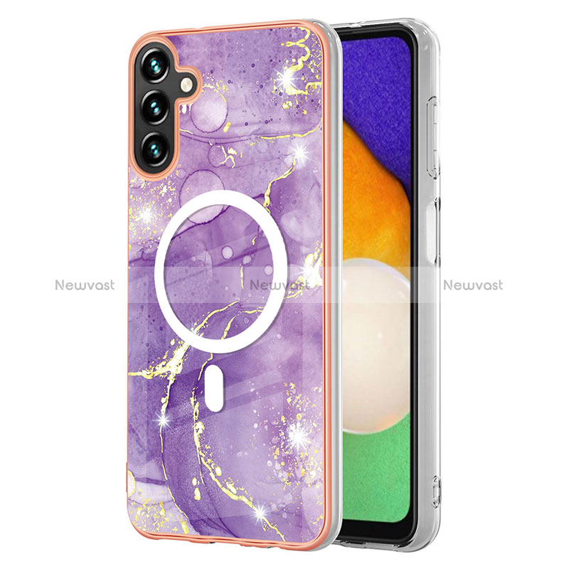Silicone Candy Rubber Gel Fashionable Pattern Soft Case Cover Mag-Safe Magnetic for Samsung Galaxy A34 5G