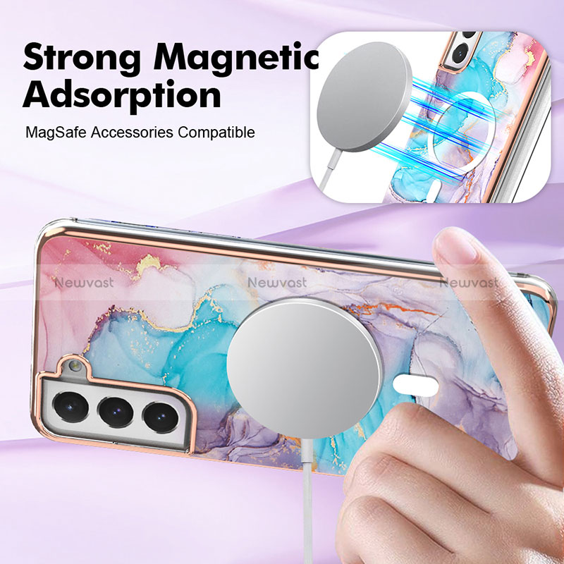 Silicone Candy Rubber Gel Fashionable Pattern Soft Case Cover Mag-Safe Magnetic for Samsung Galaxy S21 FE 5G