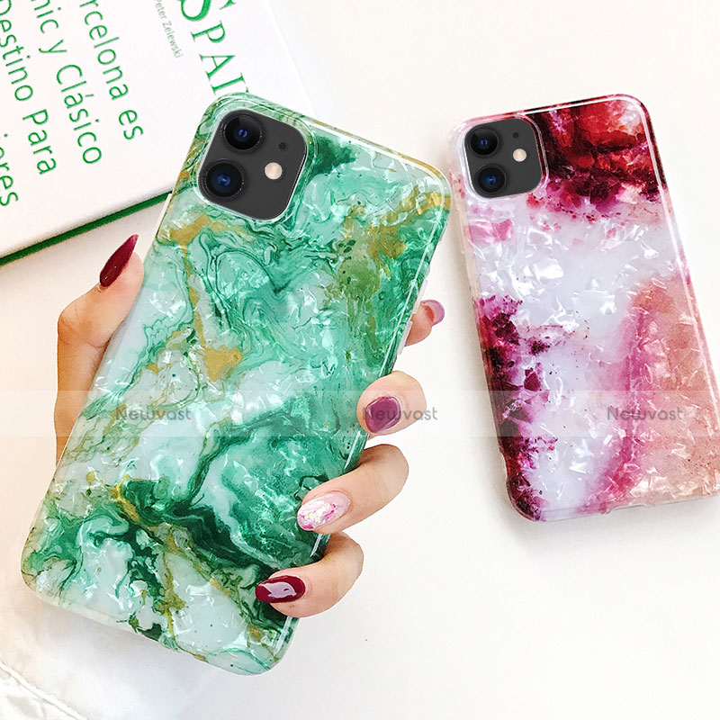 Silicone Candy Rubber Gel Fashionable Pattern Soft Case Cover S01 for Apple iPhone 11