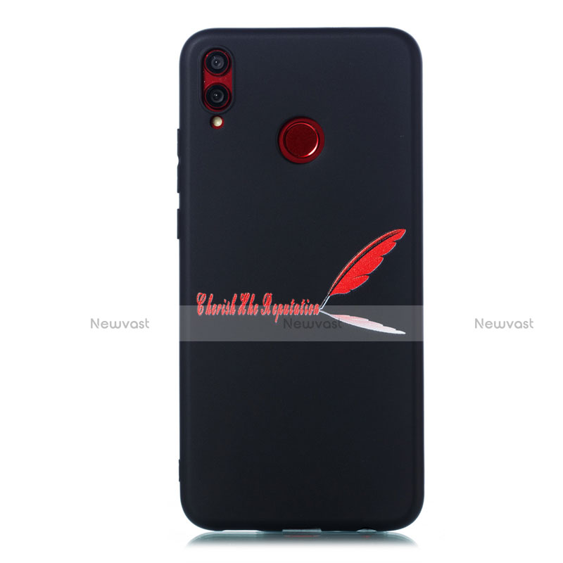 Silicone Candy Rubber Gel Fashionable Pattern Soft Case Cover S01 for Huawei Honor View 10 Lite Red