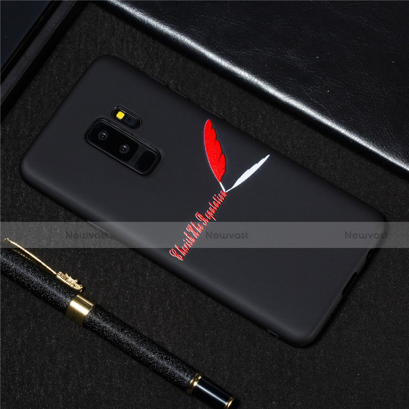 Silicone Candy Rubber Gel Fashionable Pattern Soft Case Cover S01 for Samsung Galaxy S9 Plus