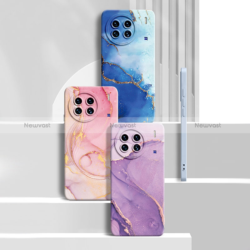 Silicone Candy Rubber Gel Fashionable Pattern Soft Case Cover S01 for Vivo X90 5G