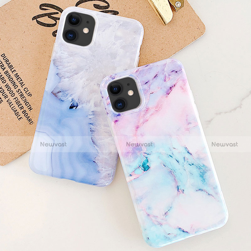 Silicone Candy Rubber Gel Fashionable Pattern Soft Case Cover S04 for Apple iPhone 11