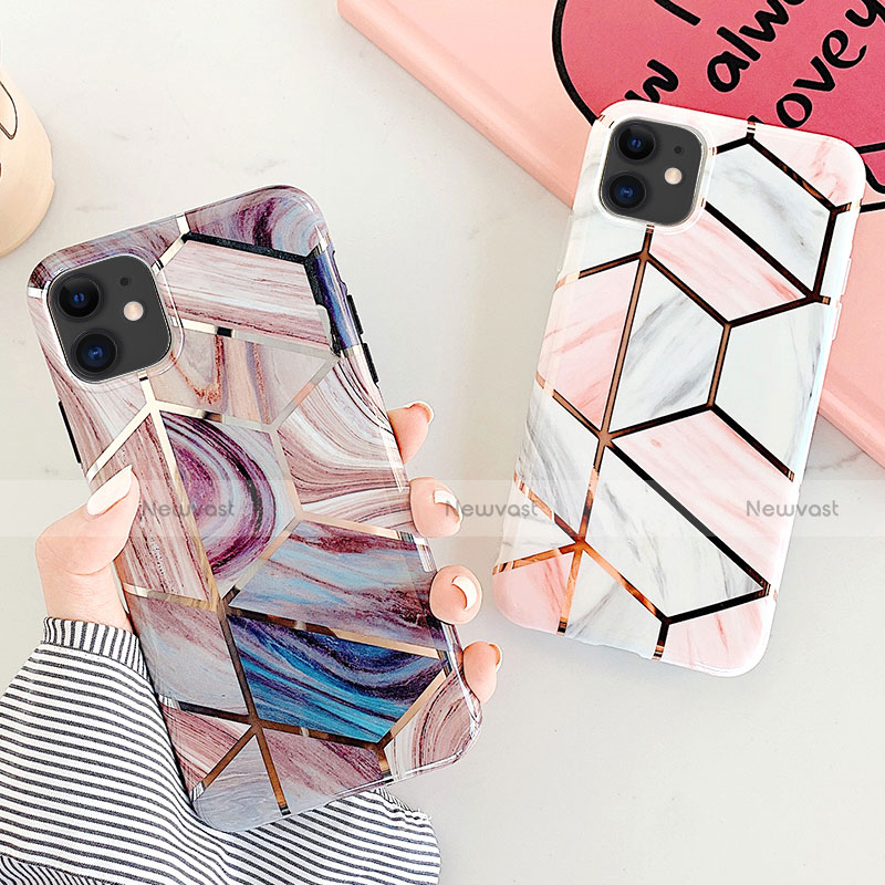 Silicone Candy Rubber Gel Fashionable Pattern Soft Case Cover S05 for Apple iPhone 11