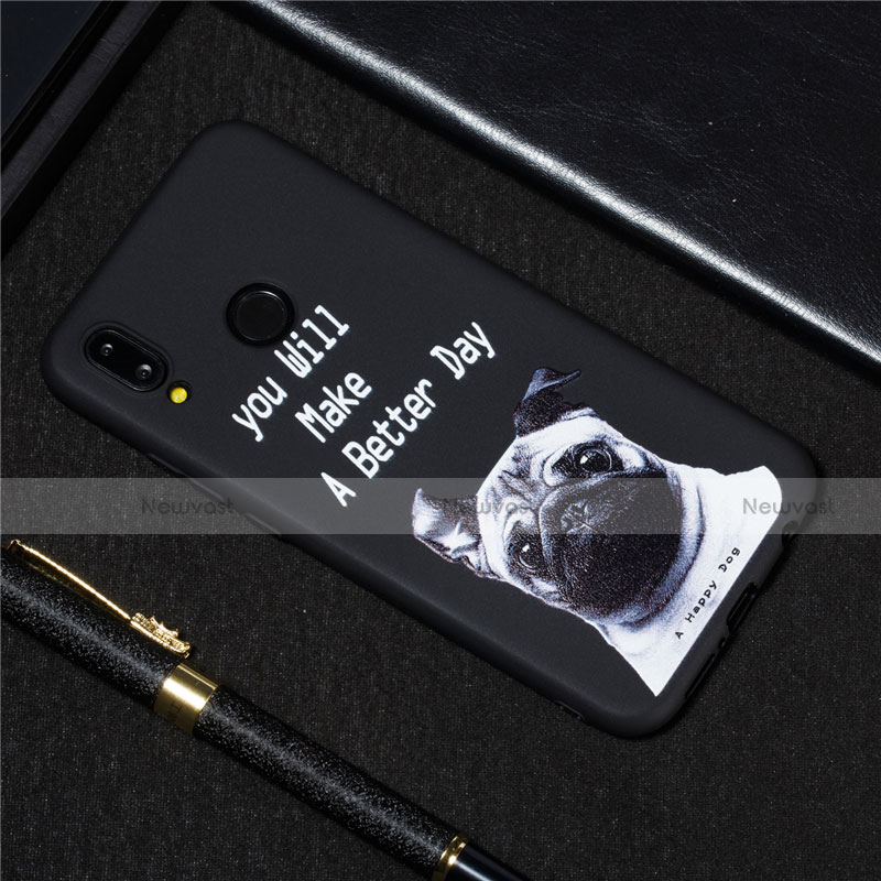 Silicone Candy Rubber Gel Fashionable Pattern Soft Case Cover S05 for Huawei P20 Lite