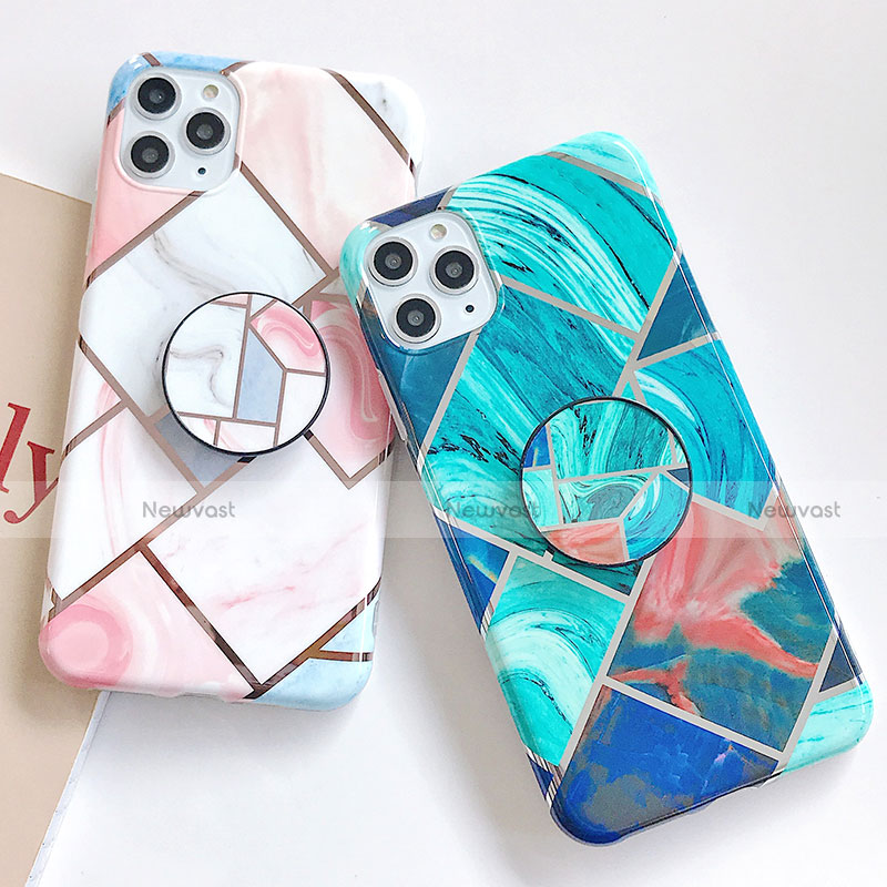 Silicone Candy Rubber Gel Fashionable Pattern Soft Case Cover S06 for Apple iPhone 11 Pro Max