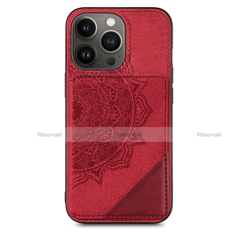 Silicone Candy Rubber Gel Fashionable Pattern Soft Case Cover S06 for Apple iPhone 14 Pro Red