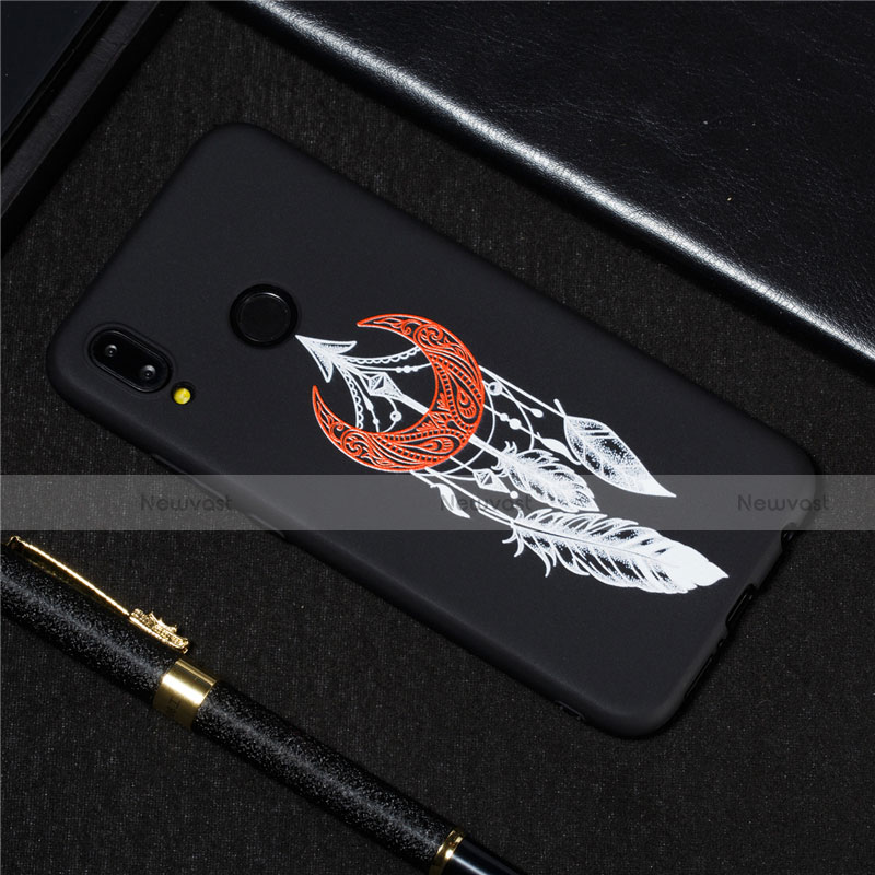 Silicone Candy Rubber Gel Fashionable Pattern Soft Case Cover S06 for Huawei P20 Lite