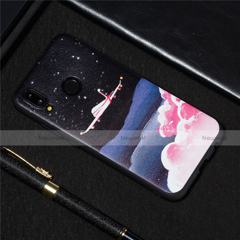 Silicone Candy Rubber Gel Fashionable Pattern Soft Case Cover S06 for Huawei P20 Lite
