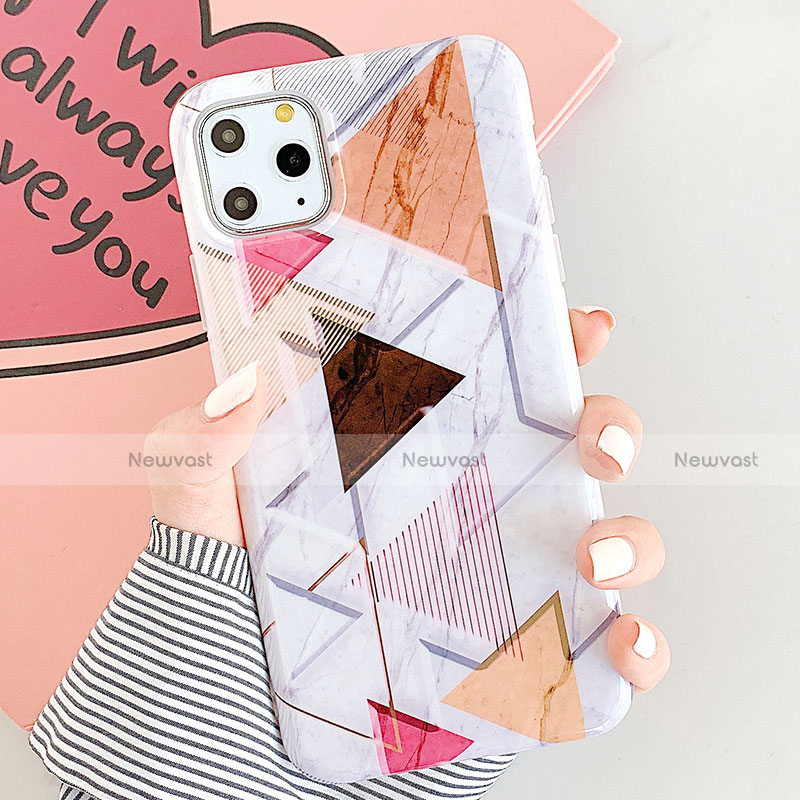 Silicone Candy Rubber Gel Fashionable Pattern Soft Case Cover S07 for Apple iPhone 11 Pro Max
