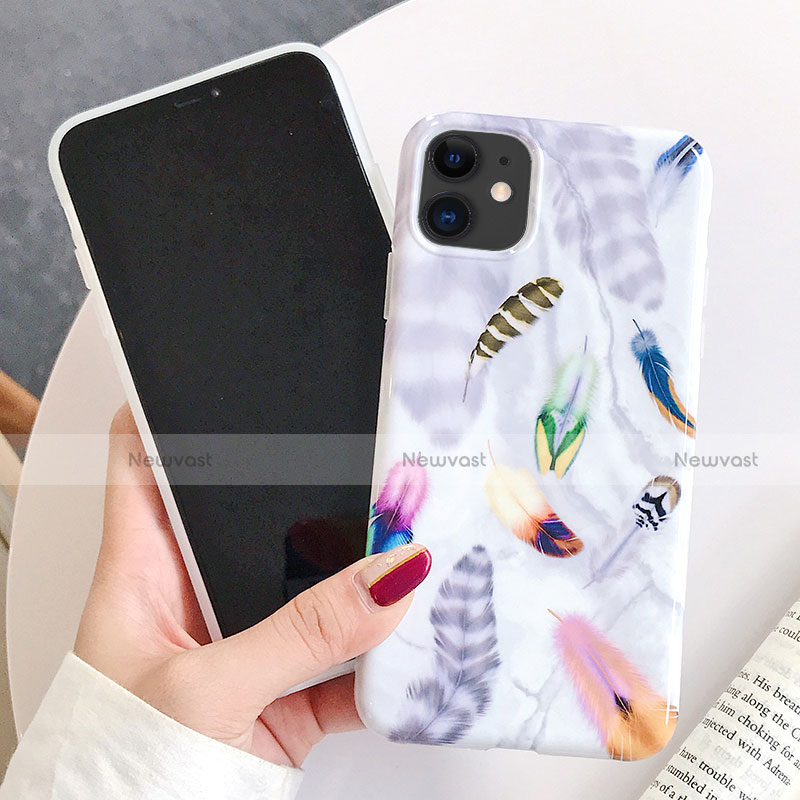 Silicone Candy Rubber Gel Fashionable Pattern Soft Case Cover S08 for Apple iPhone 11