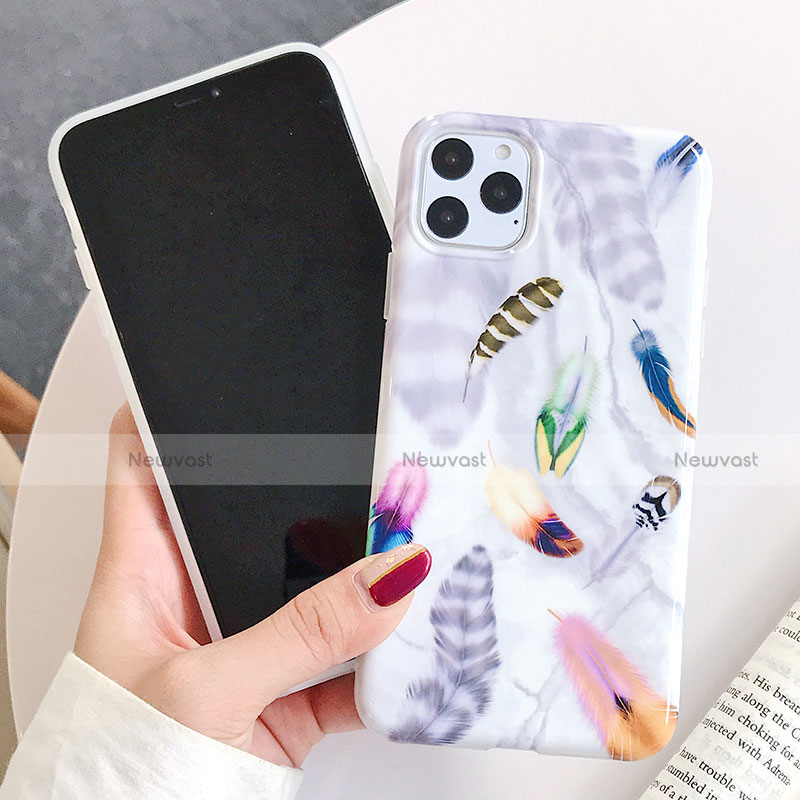 Silicone Candy Rubber Gel Fashionable Pattern Soft Case Cover S08 for Apple iPhone 11 Pro Max