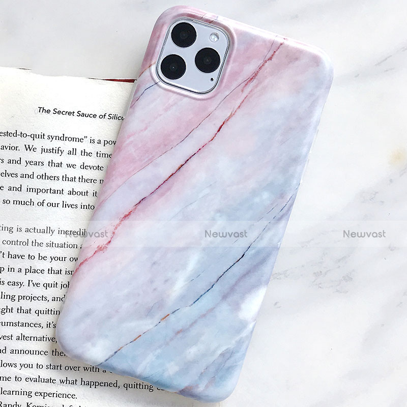 Silicone Candy Rubber Gel Fashionable Pattern Soft Case Cover S10 for Apple iPhone 11 Pro Max Cyan