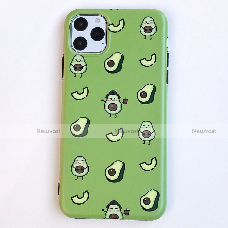 Silicone Candy Rubber Gel Fashionable Pattern Soft Case Cover S14 for Apple iPhone 11 Pro Max