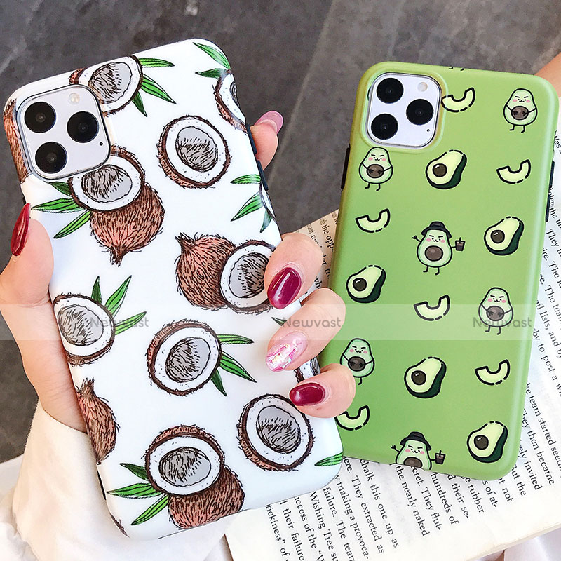Silicone Candy Rubber Gel Fashionable Pattern Soft Case Cover S14 for Apple iPhone 11 Pro Max