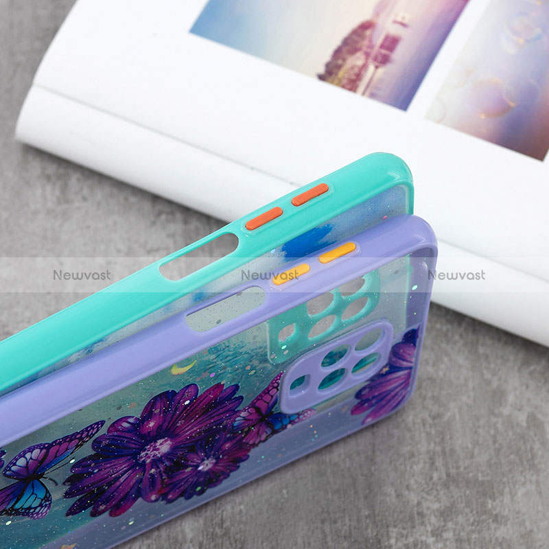 Silicone Candy Rubber Gel Fashionable Pattern Soft Case Cover with Lanyard Strap Y01X for Xiaomi Redmi Note 9 Pro Max