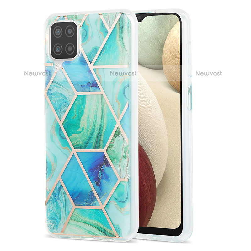 Silicone Candy Rubber Gel Fashionable Pattern Soft Case Cover Y01B for Samsung Galaxy A12