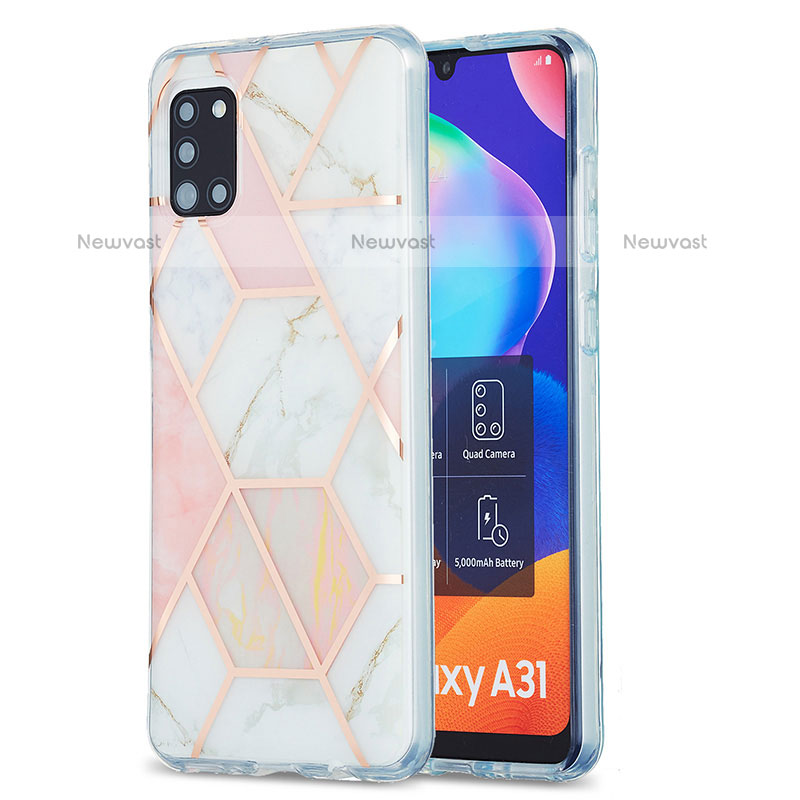 Silicone Candy Rubber Gel Fashionable Pattern Soft Case Cover Y01B for Samsung Galaxy A31