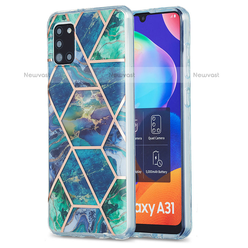 Silicone Candy Rubber Gel Fashionable Pattern Soft Case Cover Y01B for Samsung Galaxy A31
