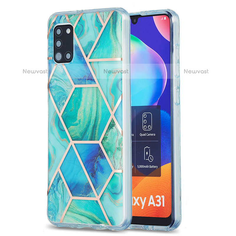 Silicone Candy Rubber Gel Fashionable Pattern Soft Case Cover Y01B for Samsung Galaxy A31