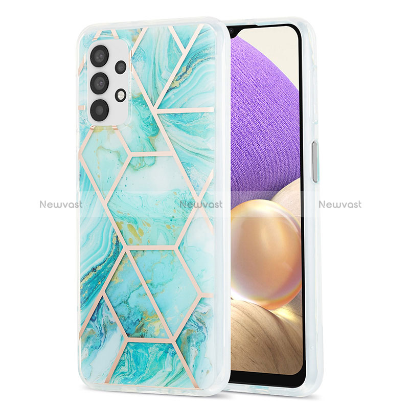 Silicone Candy Rubber Gel Fashionable Pattern Soft Case Cover Y01B for Samsung Galaxy A32 5G