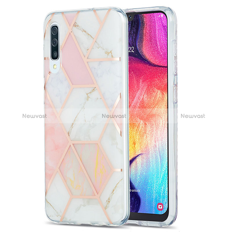 Silicone Candy Rubber Gel Fashionable Pattern Soft Case Cover Y01B for Samsung Galaxy A50