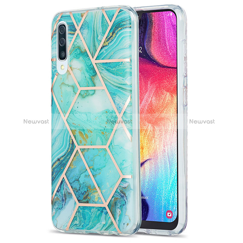 Silicone Candy Rubber Gel Fashionable Pattern Soft Case Cover Y01B for Samsung Galaxy A50S