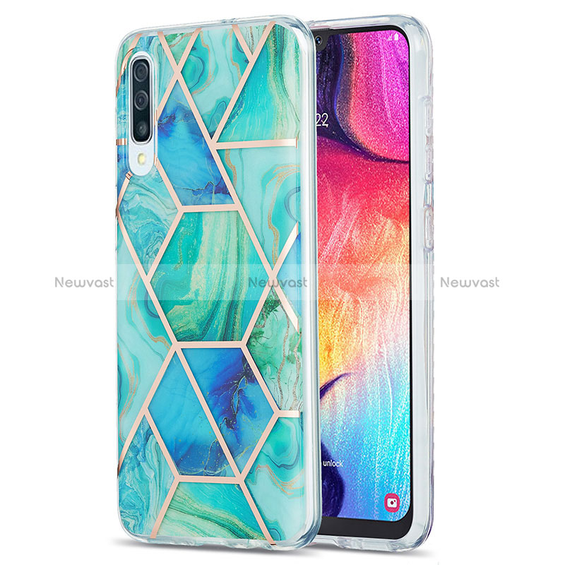 Silicone Candy Rubber Gel Fashionable Pattern Soft Case Cover Y01B for Samsung Galaxy A50S
