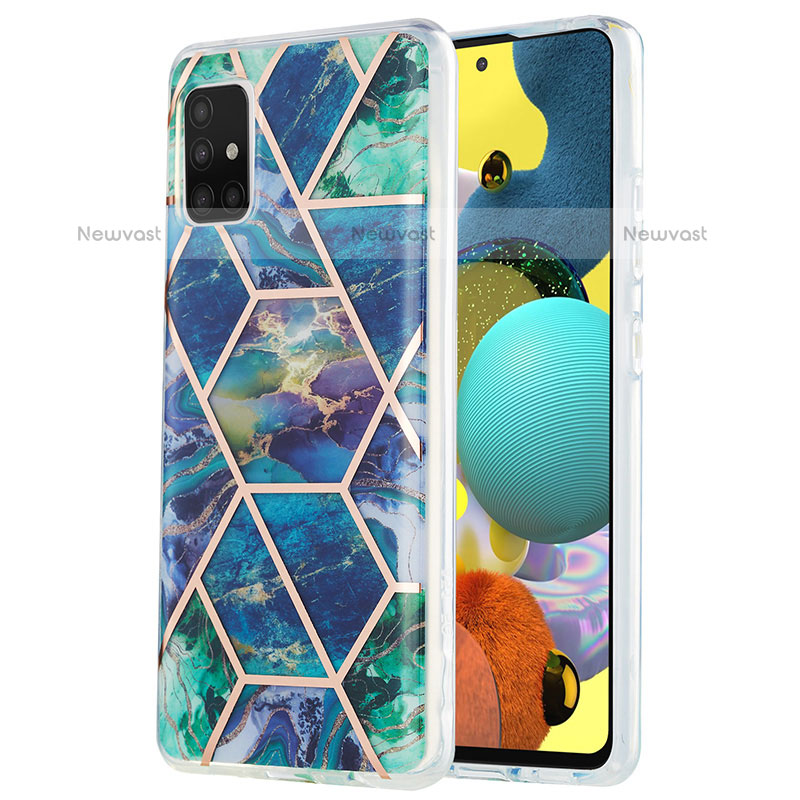 Silicone Candy Rubber Gel Fashionable Pattern Soft Case Cover Y01B for Samsung Galaxy A51 4G