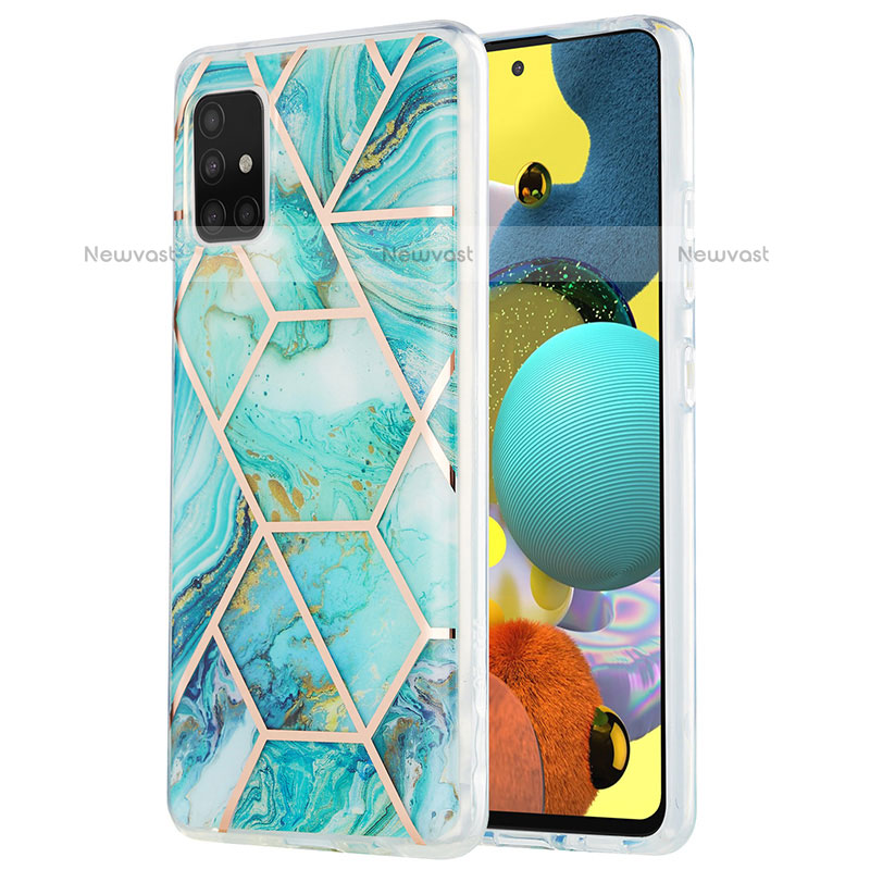 Silicone Candy Rubber Gel Fashionable Pattern Soft Case Cover Y01B for Samsung Galaxy A51 4G