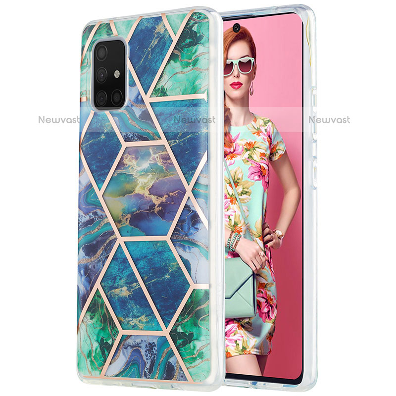 Silicone Candy Rubber Gel Fashionable Pattern Soft Case Cover Y01B for Samsung Galaxy A71 4G A715