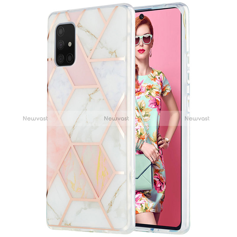 Silicone Candy Rubber Gel Fashionable Pattern Soft Case Cover Y01B for Samsung Galaxy A71 5G