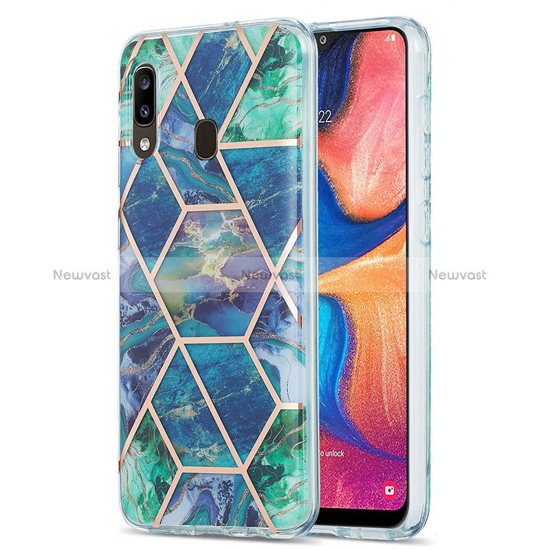 Silicone Candy Rubber Gel Fashionable Pattern Soft Case Cover Y01B for Samsung Galaxy M10S