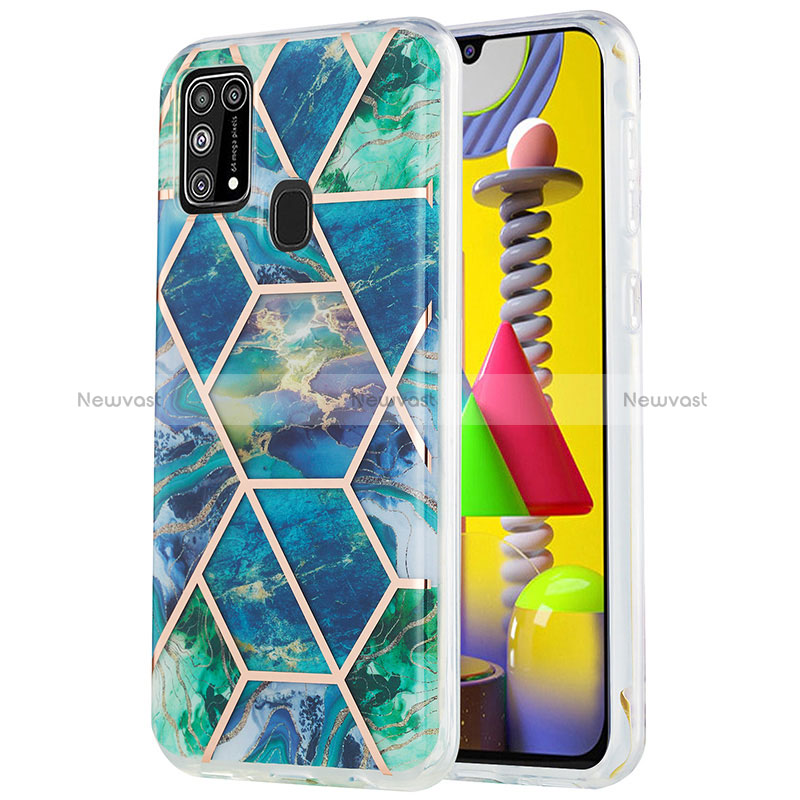 Silicone Candy Rubber Gel Fashionable Pattern Soft Case Cover Y01B for Samsung Galaxy M21s