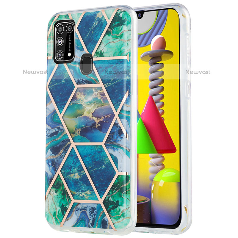 Silicone Candy Rubber Gel Fashionable Pattern Soft Case Cover Y01B for Samsung Galaxy M31