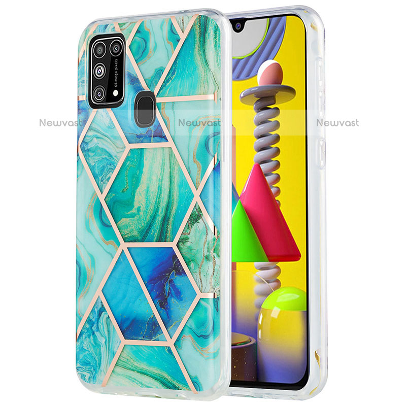 Silicone Candy Rubber Gel Fashionable Pattern Soft Case Cover Y01B for Samsung Galaxy M31