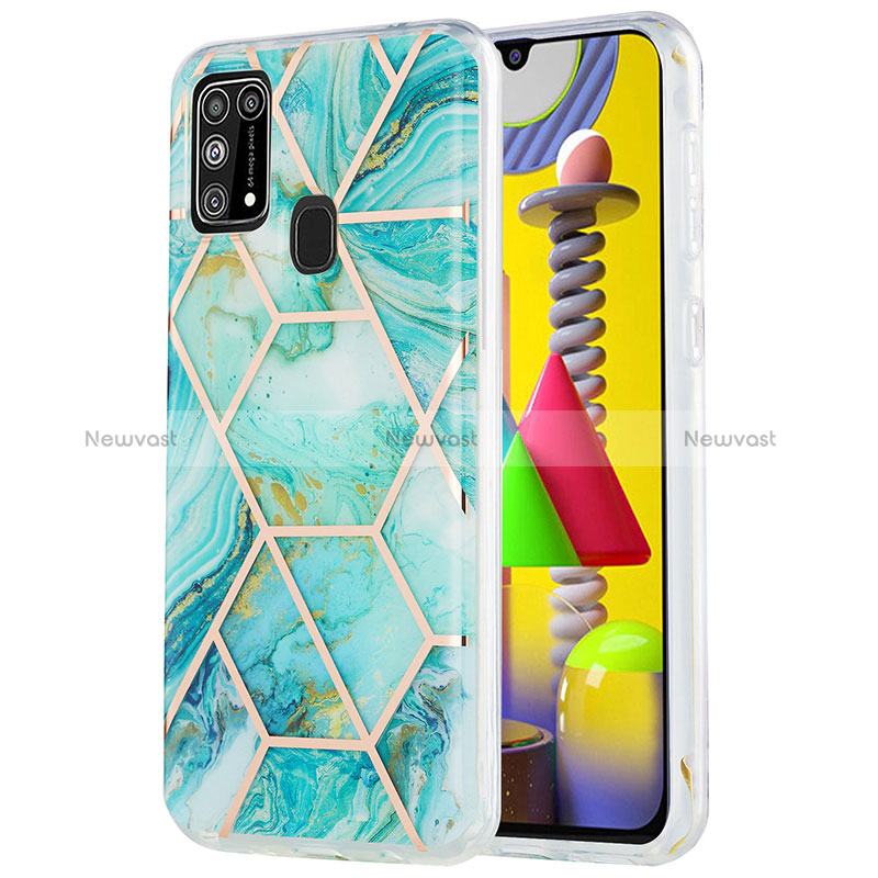 Silicone Candy Rubber Gel Fashionable Pattern Soft Case Cover Y01B for Samsung Galaxy M31 Prime Edition