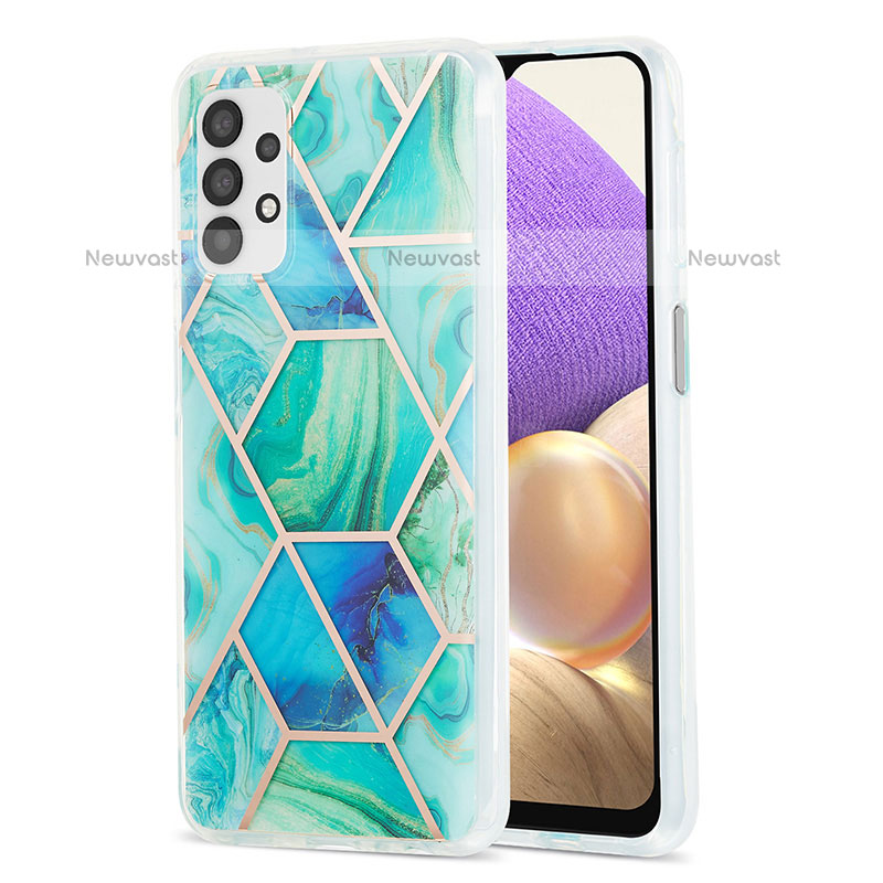 Silicone Candy Rubber Gel Fashionable Pattern Soft Case Cover Y01B for Samsung Galaxy M32 5G